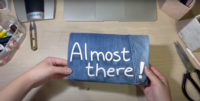 Turn Trash Into Treasure - Old Jeans Into Purse (Dong Wenjing)